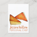 Buscar gastronomía tarjetas de visita Cocinero