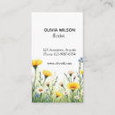 Buscar flores delicadas tarjetas de visita General y unisex
