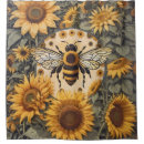 Buscar abeja cortinas de baño Vintage