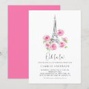 Buscar fiesta de la torre eiffel invitaciones Elegante