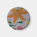 Buscar acuarelas originales imanes Flores
