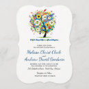 Buscar cristiano boda invitaciones Azul