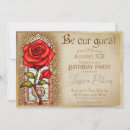 Buscar rojo manchado invitaciones Oro