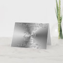 Buscar bodas plata de tarjetas de aniversario Elegante