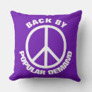 Buscar símbolo de paz cojines Firmar