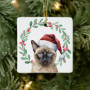 Buscar gatos siameses adornos Navidades