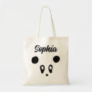 Buscar kawaii panda bolsos Negro y blanco