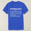 Buscar criminología camisetas Criminal