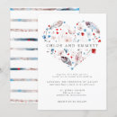 Buscar del corazón boda invitaciones Floral