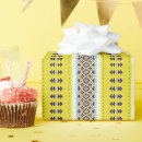 Buscar rayas marrones papel de regalo Amarillo