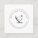 Buscar huevos del pollo tarjetas de visita Gallina