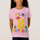 Buscar número 8 camisetas Fiesta de cumpleaños