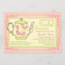 Buscar pote del té invitaciones Vintage