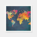 Buscar mapa del mundo servilletas Mapas