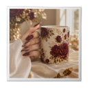 Buscar burgundy azulejos Floral