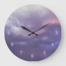 Buscar tormenta relojes de pared Morado