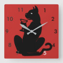Buscar gatos negros relojes de pared General y unisex