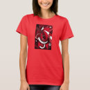 Buscar dragón abstracto ropa Rojo