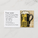 Buscar beer tarjetas de visita Barman
