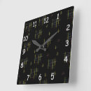 Buscar calamar relojes de pared Abstracto