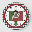Buscar cocinero italiano relojes de pared Comida
