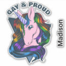 Buscar unicornio gay pegatinas Lgbt