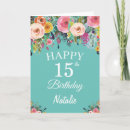 Buscar quince años tarjetas Nombre