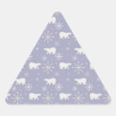 Buscar de navidad triangulares pegatinas Copos de nieve