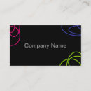 Buscar arte abstracto tarjetas de visita Círculos