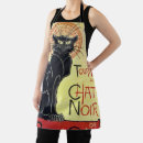 Buscar chat noir delantales Gato