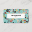 Buscar estrellas azules tarjetas de visita Acuarela