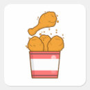 Buscar pollo frito pegatinas 7 º morada