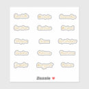 Buscar nombres individuales pegatinas Elegante