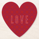 Buscar corazones rojos posavasos General y unisex