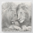 Buscar leones posavasos Safari