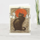 Buscar gato francés tarjetas Vintage