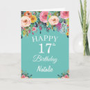 Buscar 17 años tarjetas Nombre