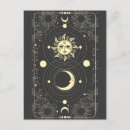 Buscar sol y luna postales General y unisex