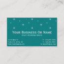 Buscar estrellas brillantes tarjetas de visita Moderno