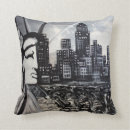 Buscar new york cojines Negro