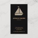 Buscar capitán del yate tarjetas de visita Barco