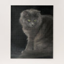 Buscar gato azul ruso puzzles Gatito