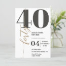 Buscar cuarenta invitaciones Para él