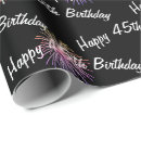 Buscar 45 años papel de regalo Para todos