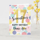 Buscar 17 años tarjetas Chica