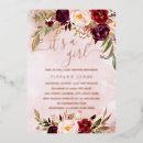 Buscar real invitaciones embarazada bebe Oro rosa