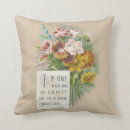 Buscar escritura del vintage cojines Flores