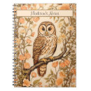 Buscar búho del vintage cuadernos Pájaro