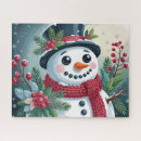 Buscar muñeco de nieve puzzles Vacaciones