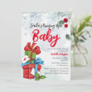 Buscar papá noel invitaciones Rojo